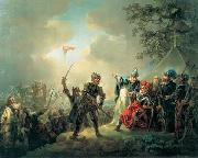 Christian August Lorentzen Dannebrog falling from the sky during the Battle of Lyndanisse, June Germany oil painting artist
